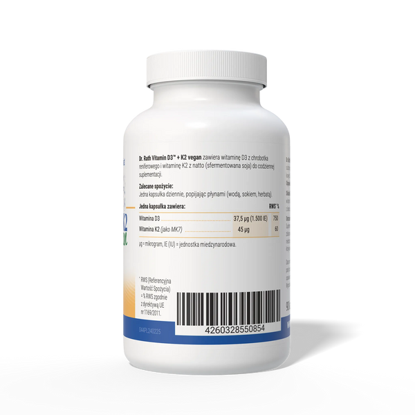 Dr. Rath Vitamin D3™ + K2 Vegan